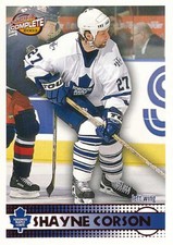 2002-03 Pacific Complete RED #64 SHAYNE CORSON - x/100 - Toronto Maple Leafs