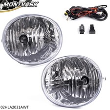 Clear Lens Pair Bumper Fog Light Lamp Replacement Fit For Toyota RAV4 2004-2005