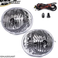 Clear Lens Pair Bumper Fog Light Lamp Replacement Fit For Toyota RAV4 2004-2005