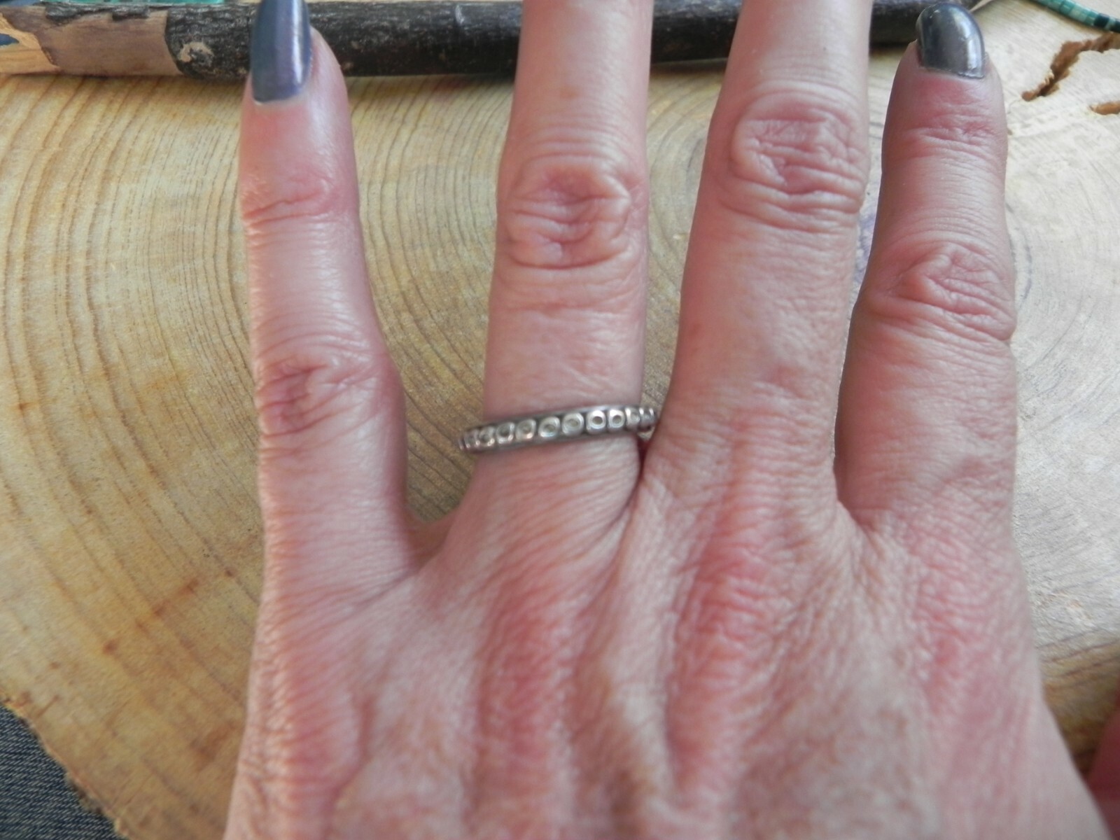 Sterling Silver Stackable Ring Size 6 by El Tom N… - image 3