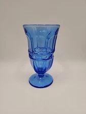 Fostoria "Argus Blue" 6 5/8 Inch Iced Tea Glass - Mint Condition 