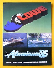 LOWE Aluminum Boats Brochure 1985