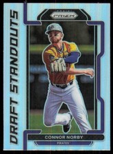 2021 Panini Prizm Draft Picks Silver Standouts Connor Norby #DS-CN