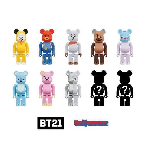 BTS Limited Edition BT21 x Bearbrick Set of 10 types BE@RBRICK | eBay