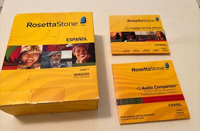 Rosetta Stone Spanish Level 1 - Full Version for Windows & Mac /No Headset