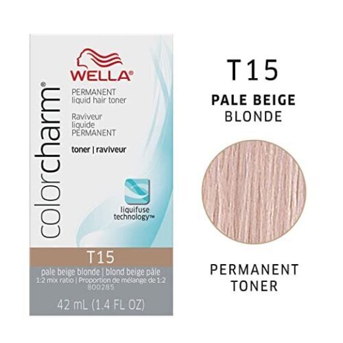 Wella Color Charm Permanent Liquid Toner 12A/1210/ T14 / T18 / T27 /050/ T28/T10 - Picture 15 of 17