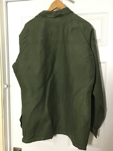 1967 US ARMY Officers Shirt OG-107- 1st Aviation Brigade 9TH ID-16 1/2 x 36 V65 - Picture 6 of 14
