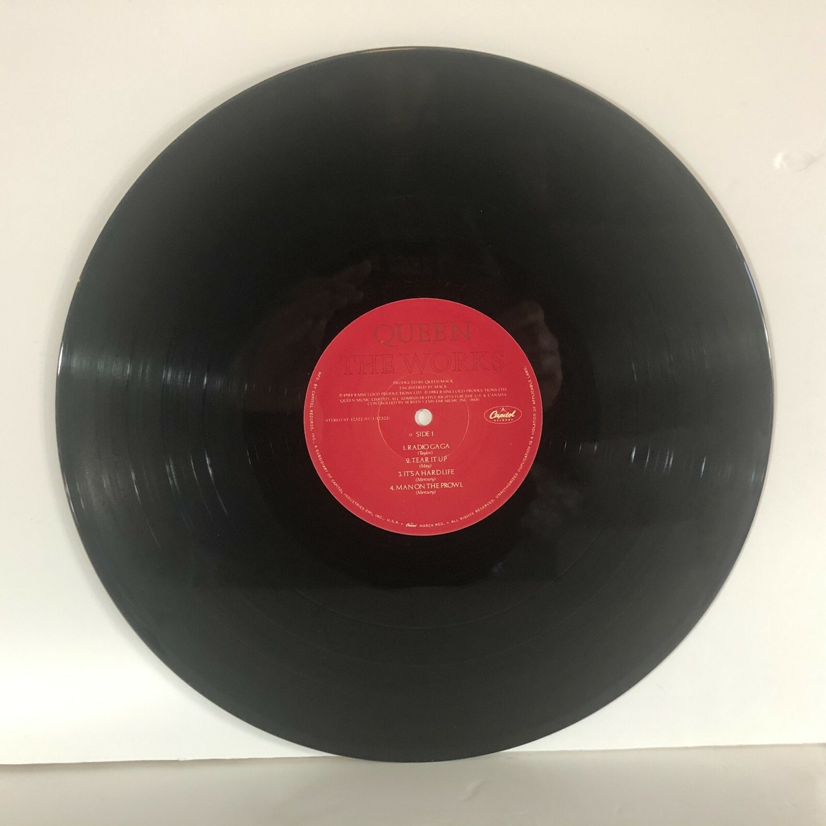 Original Queen The Works LP Album 1976 Capitol Label ST