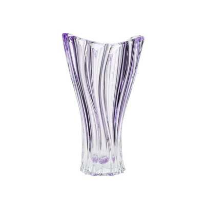 Aurum Crystal 13'' Height 'Plantica' Amethyst Crystal Flower Vase