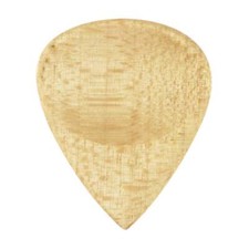 Maple Wood Guitar Pick - 3.0 mm - 351 Groove Shape - Handmade Exotic Plectrum