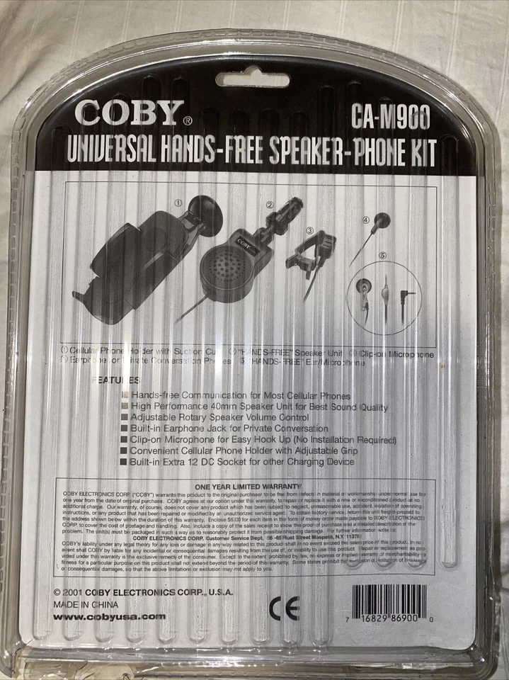 Nuevo kit de teléfono con altavoz manos libres universal Coby Foto 2 de 4