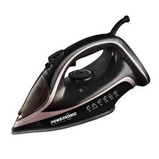 Powersonic Steam Iron Ceramic Soleplate Self Cleaning Anti-Calc 350ml Tank 3200W
