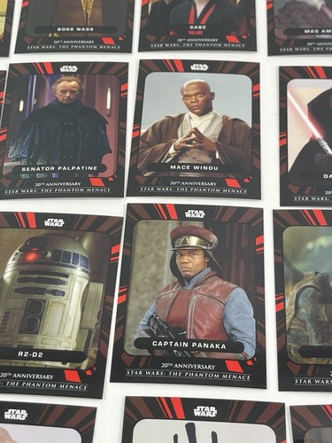 TOPPS ON DEMAND STAR WARS PHANTOM MENACE 20th ANN. 25 CARD Set 8/10 Jar-Jar - Picture 8 of 13