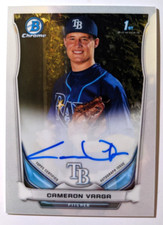 2014 BOWMAN CHROME 1ST BOWMAN AUTO CAMERON VARGA (K)