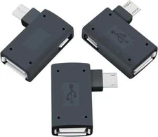 OTG Cable Adapter for fire Stick 4K Max,Added Memory to Your tv Black