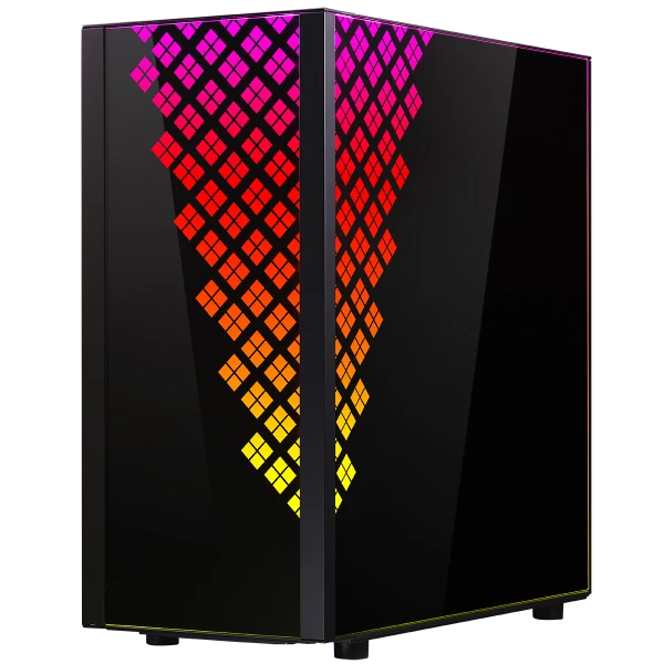 BITFENIX CASE MID.T DAWN RGB TG BLACK FORMATO MID TOWER - Immagine 4 di 4