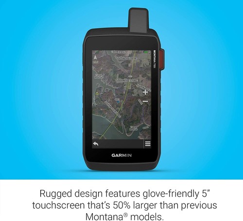 Garmin Montana 750i Rugged GPS Handheld w/ Built-in inReach Satellite Technology - Picture 5 of 6