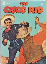 CISCO KID # 8 (DELL) PANCHO - DIABLO - POCO - PAINTED COVER