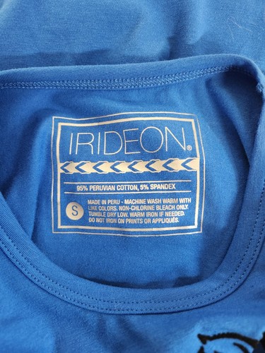 Irideon Horse Equestrian Short Sleeve T-shirt Girls Size Small Blue - Picture 6 of 6
