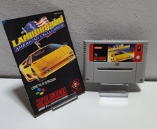 Thumbnail of ebay&reg; auction 164055212150 | Nintendo SNES Spiel - Lamborghini American Challenge Modul+Anleitung A7544