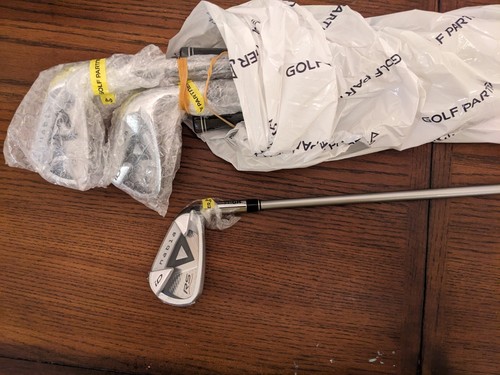 New iron set PRGR iD nabla RS Ti-Face Original Carbon Flex M-37 5pcs 6-P JAPAN - Picture 9 of 9