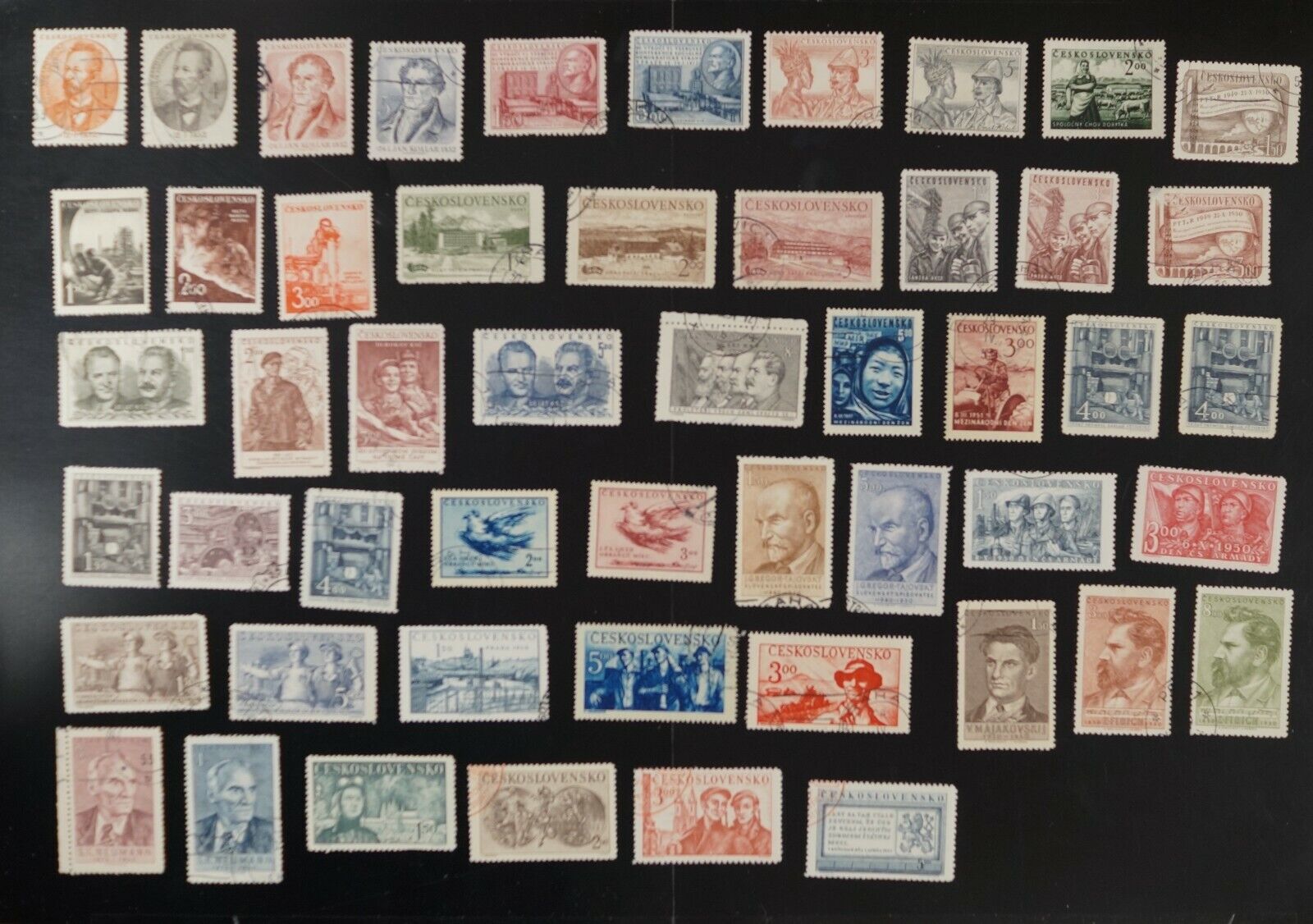 Czechoslovakia lot of F/VF used stamps 2020 cv$29.10 (k352)