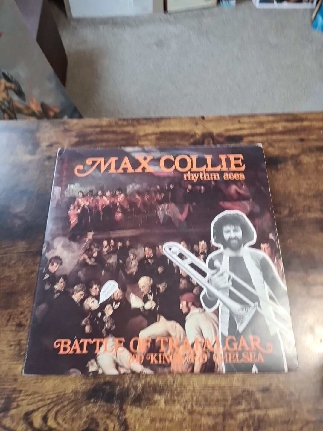 Max Collie Rhythm Aces - Battle of Trafalgar - R106 - 2LP - Gatefold - UK - 1973