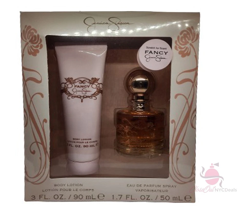 Jessica Simpson Fancy Set de Regalo de 2 Piezas -1.7 OZ EDP Sp+3.0 OZ Loción Corporal Foto 2 de 3
