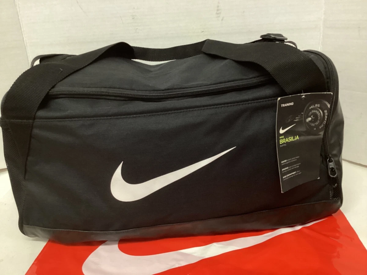 Nike Brasilia Duffel Bag Unisex Adult (Gym/Travel) BA5335-010 Black NWT  (Small)