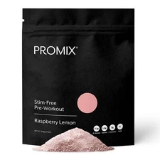 ProMix Nutrition Stim-Free Pre-Workout Powder Raspberry Lemon - 274g - Maximi...