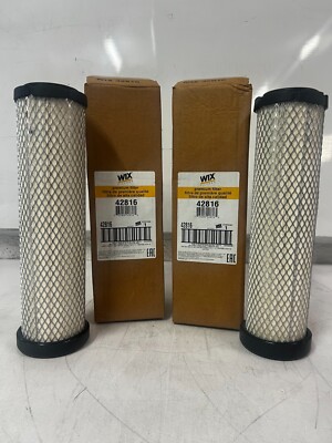 LOT OF 2 Wix Premium Air Filters Challenger Komatsu John Deere Volve, Etc 42816