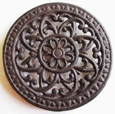 UNTERSETZER Gusseisen D=15 cm für Töpfe Pfannen Küchendeko Pflanzenuntersetzer