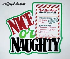 CRAFTECAFE XMAS TITLE premade paper piecing scrapbook diecut piece page album 3D