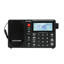 QODOSEN DX-286 Portable Radio, with TEF6686 Automotive Chip,LW,AM, FM, black