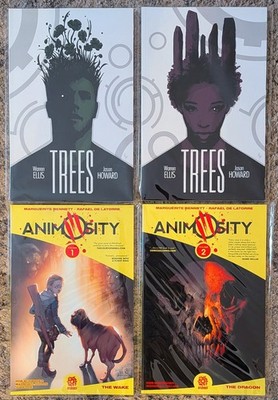 Image Aftershock Comics Trade Paperback TPB Lot (Animosity, Trees)