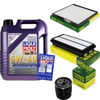 Mann Inspektionspaket 5L Liqui Moly 5W-40 FüR KIA Picanto 1.1