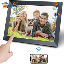 Digitaler Bilderrahmen WLAN 10 1 Zoll HD IPS Touchscreen 32 GB Speicher