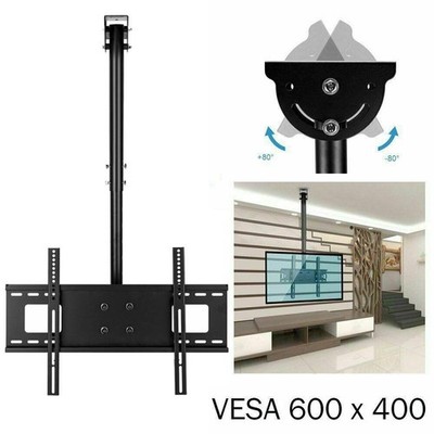 Indoor Ceiling TV Stand Wall Mount Swivel Tilt Bracket 32'' - 70'' LED LCD Screen