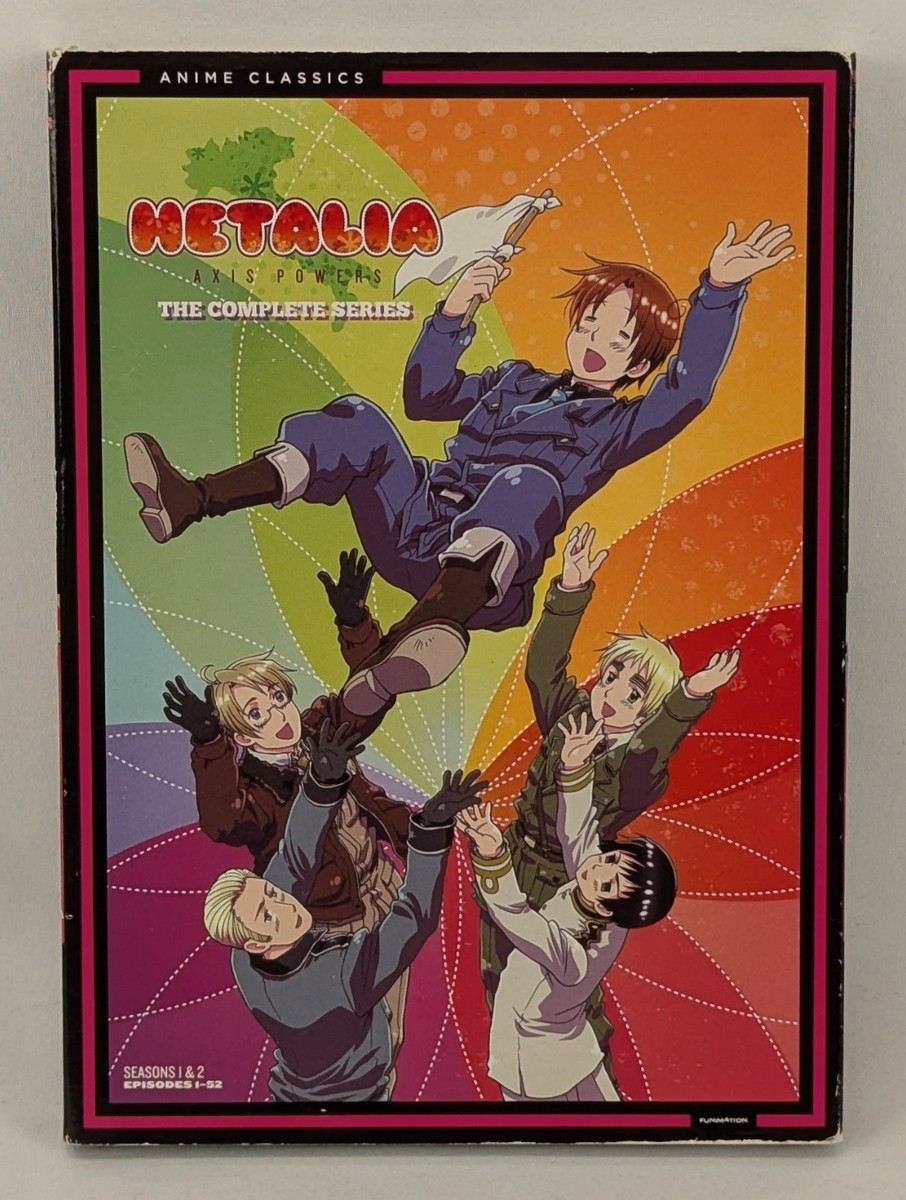 Hetalia: Axis Powers - Complete Series DVD (Funimation, 2013) w