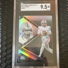 Panini 2023 Chronicles Draft Picks CJ Stroud #2 Black Insert SGC 9.5 Ohio State