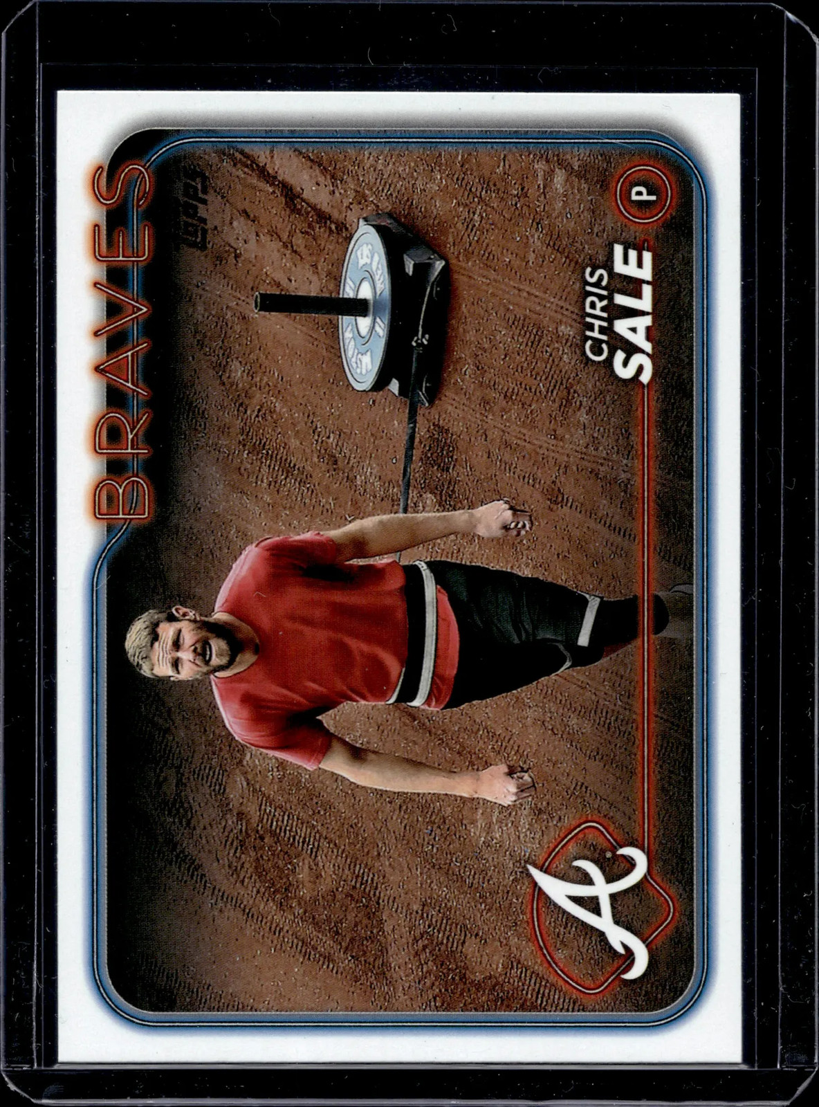 2024 Topps Series Two Chris Sale Golden Mirror Image Variation #484