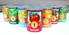 Learning Resources 1-10 Counting Cans Food Sorting  Matching Pretend Play