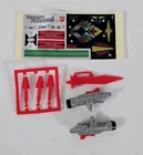 X-143 VINTAGE 1980'S HASBRO G1 TRANSFORMERS SCOOP WEAPONS AND STICKER SHEET
