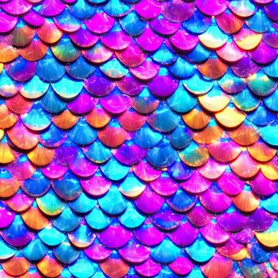 Mermaid Scales 50 - 16'' x 48'' Hydrographic Film Hydro Dipping