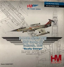 Hobby Master F-104C 479th TFW USAF GEORGE AFB CA Really George 1963, No. HA01001