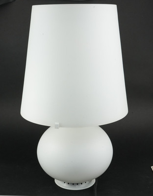 DESIGN GLAS TISCHLEUCHTE - MAX INGARD FÜR FONTANA ARTE 1954 - MODELL 1853