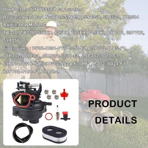 Vergaser Satz für Briggs Stratton 799584 594058 550EX 725EXI 625EX 675EX 140cc - Bild 9 von 13