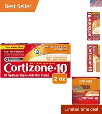 Cortizone-10 Maximum Strength Anti-Itch Cream, 2 oz - Fast Relief for Eczema
