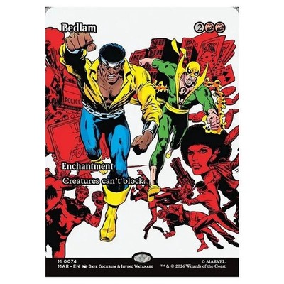 Magic The Gathering - Marvel Super Heroes - Bedlam - 0074 - FOIL