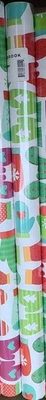 Innisbrook Wrapping Paper "Mod Mittens" 24"x18" New and Sealed